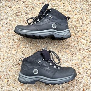 Men’s Timberland Trail Hiking Black Boots Size 8